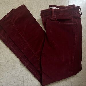 Levi’s 725 High Rise Bootcut Jeans Corduroy Windsor Wine/Red Size 31 Women’s